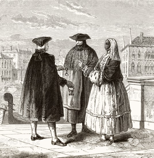 The lessor of the theatre lodges in Venice, 18th century
