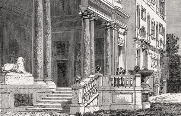 The Villa Medici, Rome, Italy, 19th Century, Europe