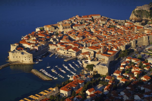 Croatia, Dubrovnik, twilight, Dalmatia, Europe