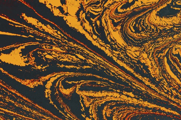 Abstract marbling floral pattern for fabric, tile design. background texture