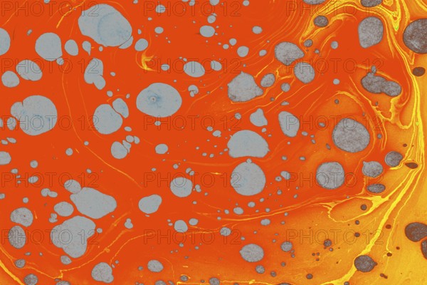 Ebru marble effect pattern design for print
