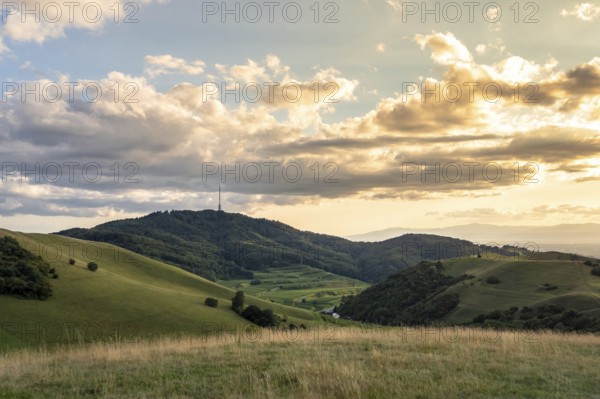 An image of a evening landscape scenery in Breisgau Germany