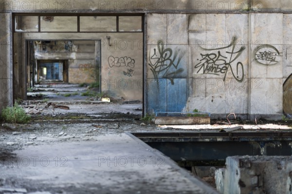 Details of an old abandoned factory