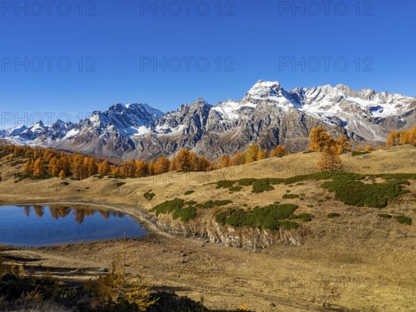 Autumn landscape in Alpe Devero