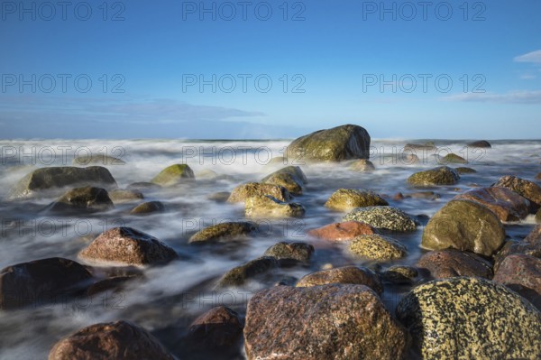 Stones on the coast of the Baltic Sea