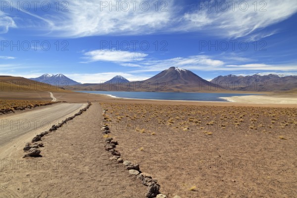 Laguna Miscanti in the Atacama Desert in Chile