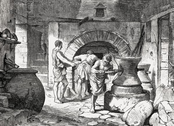 Ancient Roman bakery
