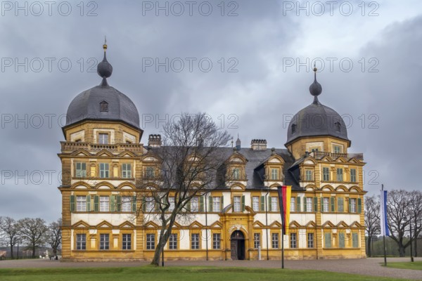 Palace (Schloss) Seehof was built from 1684 to 1695 near Bamberg, Germany, Europe