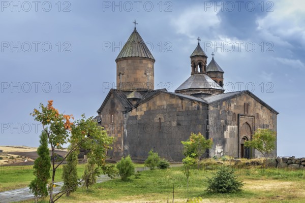 Saghmosavank is a 13th-century Armenian monastic complex located in the village of Saghmosavan in Armenia