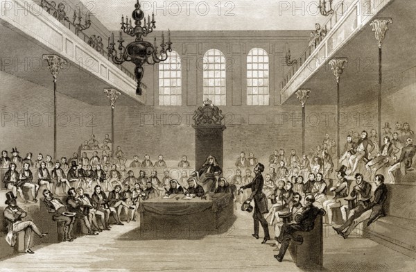 Das Unterhaus, London, England, 19. Jahrhundert