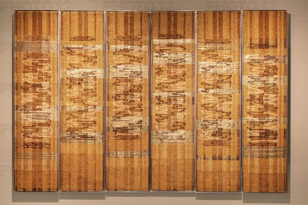 Anni Albers, Haiku, Ark Pannels for Congregation B´Nai Israel, 1961, cotton, hemp and metallic thread, Bauhaus