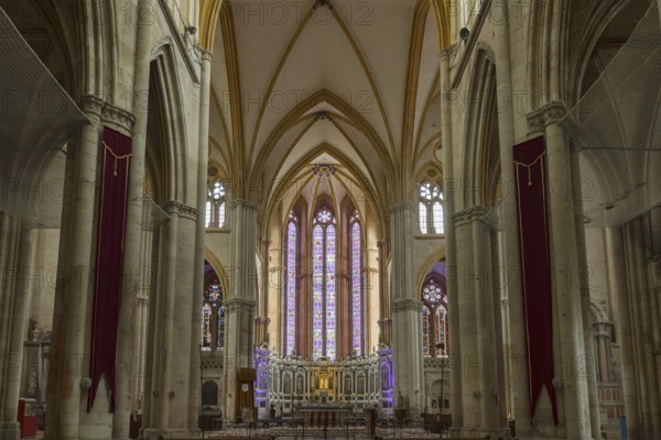 France, Meurthe et Moselle, Toul, Saint Etienne cathedral, the choir and its adjoining chapels, Europe