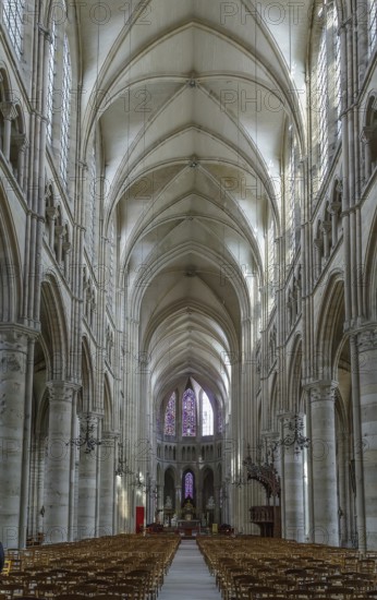 Soissons Cathedral Basilica is a Gothic cathedral in Soissons, France. Interior