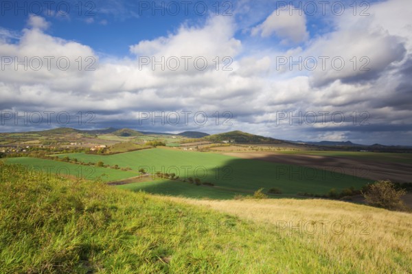 Autumn scenery in Central Bohemian Highlands, Czech Republic, Europe