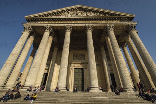 Pantheon, le Panthéon, monument in neoclassical style, 5th district, Paris, France, Western Europe, Europe