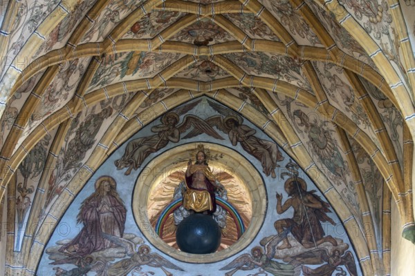 Maria Saal, Provost and Pilgrimage Church of the Assumption of the Virgin Mary, vault in the nave