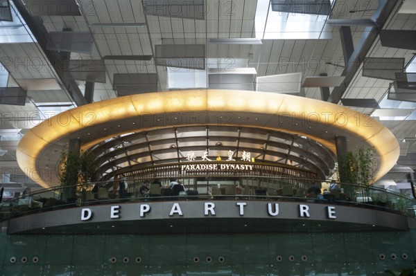 18.04.2019, Singapore, Republic of Singapore, Asia, A view into the departure hall of Terminal 3 at Changi Airport, Asia