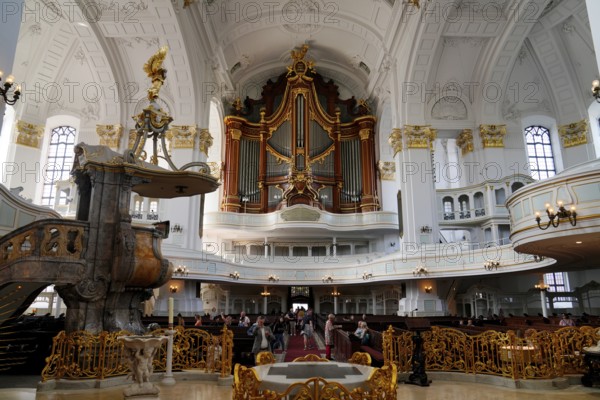 Main Church of St Michaelis, Free and Hanseatic City of Hamburg, Germany, Europe