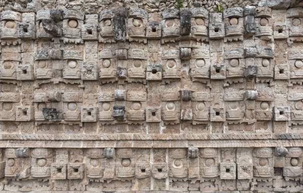 The ruins of the ancient Mayan city of Kabah, Yucatan, Mexico, Central America