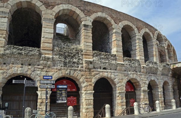 Italy, Verona, Roman arena, amphitheatre, Europe