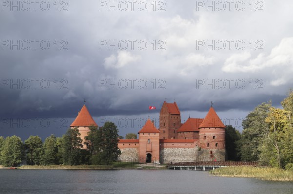 The watercastle Trakai in Lithuania, baltic states
