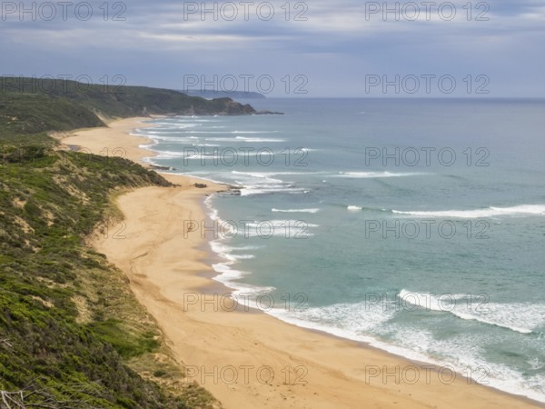 Morning view from the Johanna Beach Great Ocean Walk campground, Johanna, Victoria, Australia, Oceania