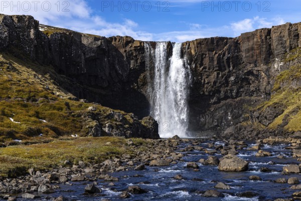 Gufufoss, East Fjords, Iceland, Europe