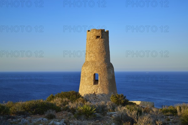 Torre del Gerro tower in Denia of Alicante Spain