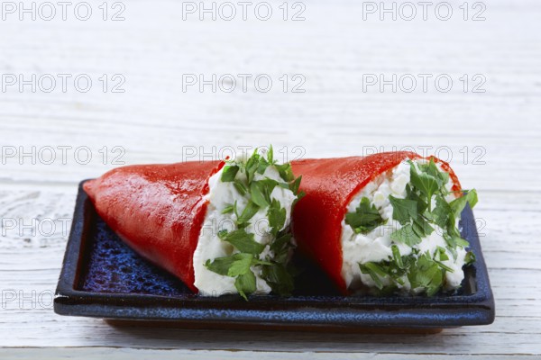 Pinchos filled pimientos piquillo pepper tapas pintxos from Spain food