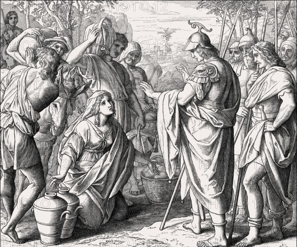 David and Abigail, Old Testament, by Julius Schnorr von Carolsfeld