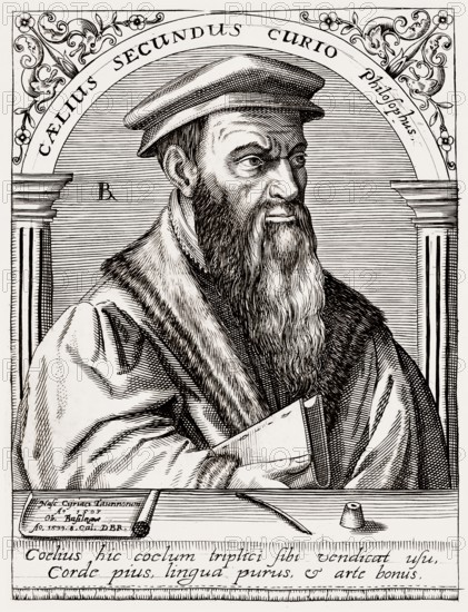 Celio Secondo Curione, 1503 – 1569, Italian humanist and historian