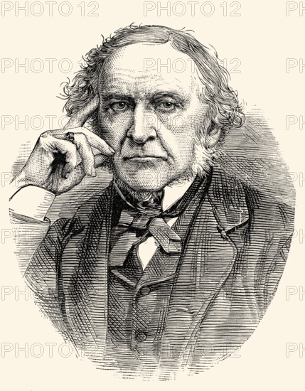 William Ewart Gladstone, 1809-1898, a former British Prime Minister