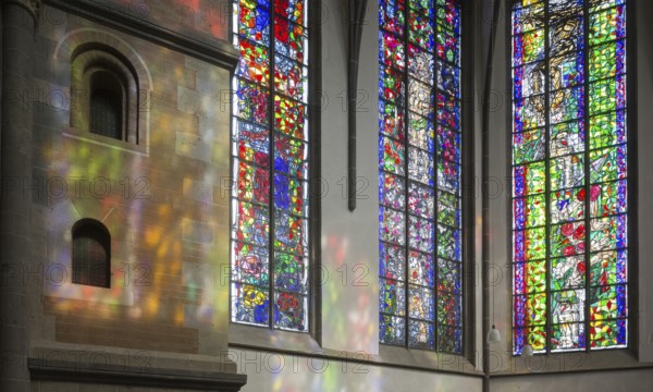 South transept, window by Markus Lüpertz