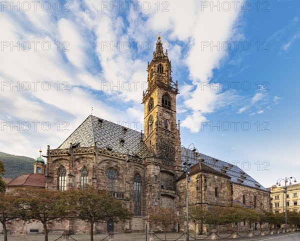 Bolzano cathedral, Santa Maria Assunta, Assumption of Our Lady also known as Dom Maria Himmelfahrt, Bolzano, South Tyrol, Italy, Europe