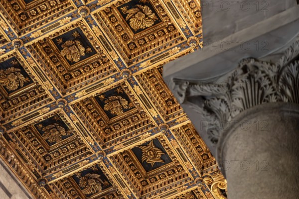 PISA, ITALY, SEPTEMBER 17, 2023, Inside the famous cathedral in Pisa