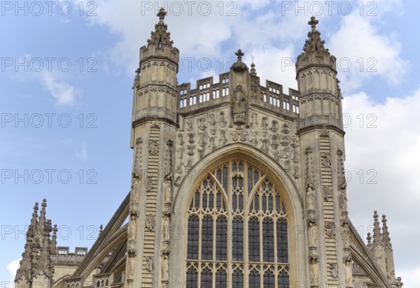 The Abbey Church of Saint Peter and Saint Paul, commonly known as Bath Abbey, is a parish church of the Church of England and former Benedictine monastery in Bath, Somerset, England, United Kingdom, Europe