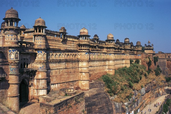 Gwalior fort, madhya pradesh, india, asia