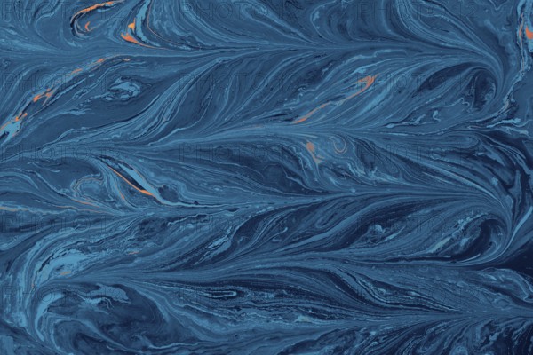 Abstract creative marble pattern texture. Traditional art of Ebru marbling