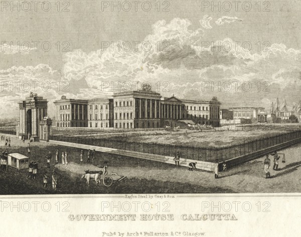 Government house of Calcutta Kolkata, West Bengal, India, Asia