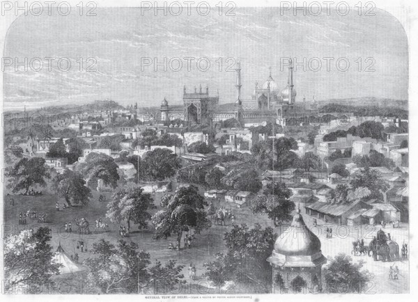 General view of Delhi, India, Asia