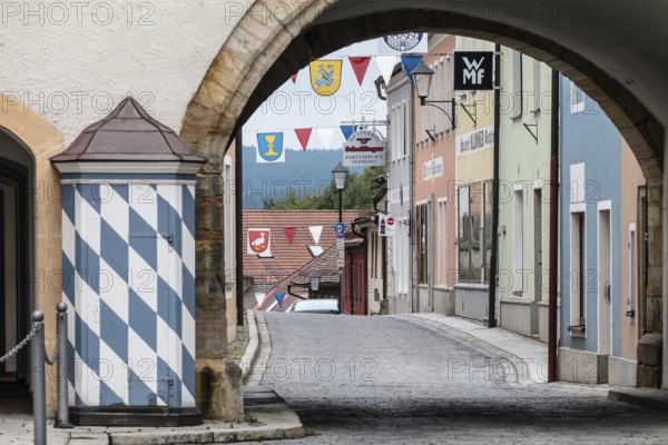 Neunburg vorm Wald, town centre in the 1000-year-old town, Schwandorf district, Upper Palatinate, Bavaria