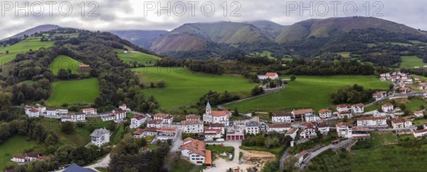 Valcarlos village, Luzaide-, Santiago's road, Navarra, Spain, Europe
