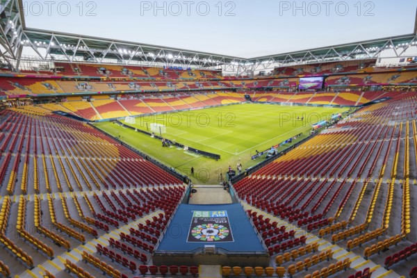 BRISBANE, AUSTRALIA, JULY 29: Suncorp Stadium before Brazil plays France at the FIFA Women's World Cup Australia New Zealand 2023 at Brisbane Stadium on July 29, 2023