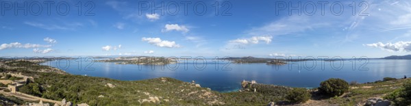 A view of La Maddalena island from Capo D'Orso