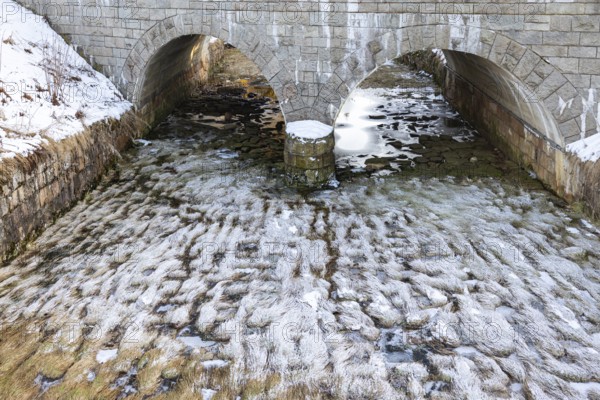 Frozen Oder Pond Harz National Park