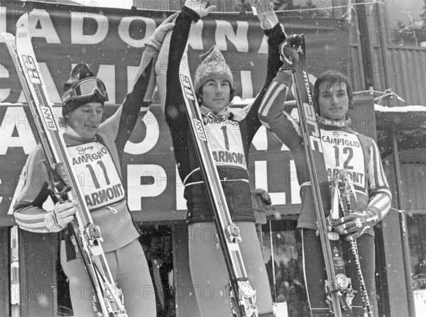 Ingemar Stenmark born 18 March 1956 is a Swedish former World Cup alpine ski racer. He is regarded as one of the most prominent Swedish athletes ever, and as the greatest slalom and giant slalom specialist of all time. In the middle with Bojan Krizaj and Klaus Heidegger 1977