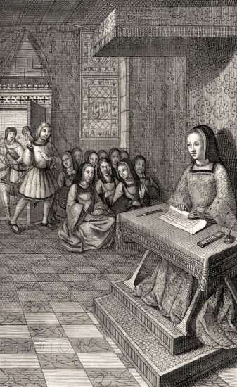 Queen Anne of Brittany, Court of the Ladies, 1509