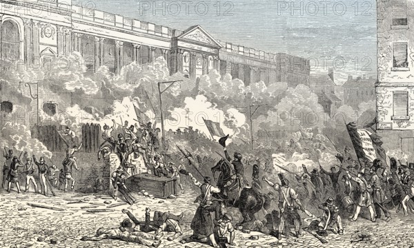 The French Revolution of 1830, July Revolution, Louvre, Paris