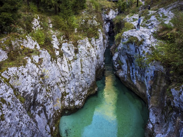 Soca river valley. Bovec, Julian Alps. Slovenia, Central Europe