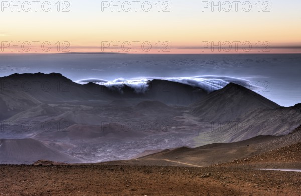Sunrise at Haleakala volcano, Maui, Hawaii, USA, North America